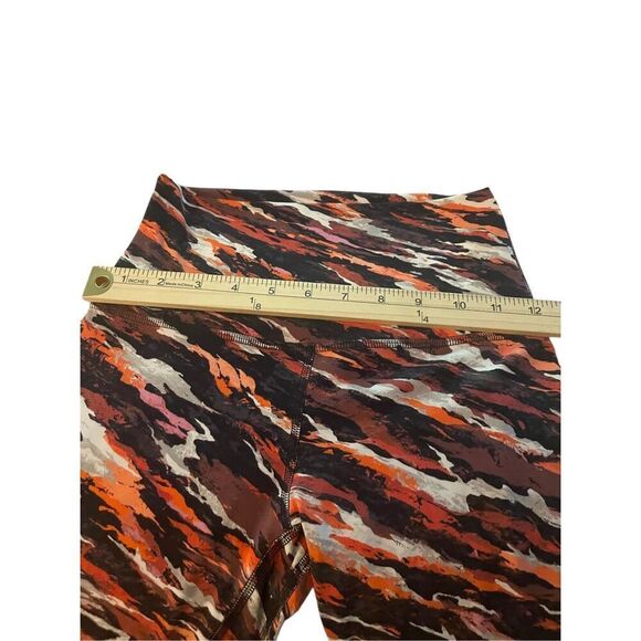 Lululemon High Rise Align Tiger Tide Leggings Red/ Orange/Multi/Stripe Size 4 - Picture 5 of 10